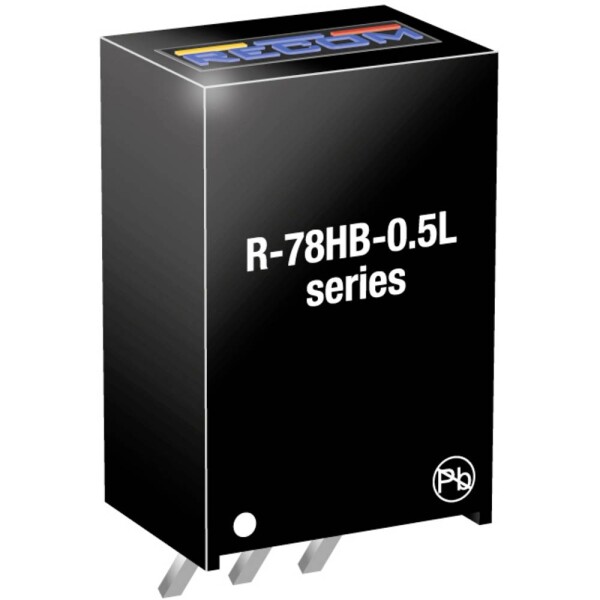RECOM R-78HB12-0.5L DC / DC menič napätia, DPS 24 V/DC 12 V/DC, -12 V/DC 500 mA Počet výstupov: 1 x; R-78HB12-0.5L