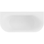 MEXEN/S - Sella voľne stojaca vaňa nástenná reliéf 150 x 75, biela mat, sifón a prepad biela 52711507501-20