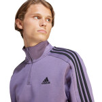 Mikina Adidas Essentials Fleece s tromi pruhmi 1/4-Zip M IJ8912 S