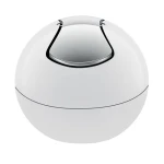 Spirella BOWL mini výklopný odpadkový kôš 1 L biely / plast (7610583149640)