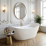 REA - Voľne stojaca vaňa FERRANO 180 cm REA-W0098