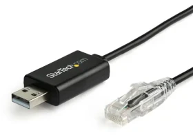 StarTech USB - RJ-45 / Konzolový kábel / pre Cisco / 1,8 m / čierna (ICUSBROLLOVR)