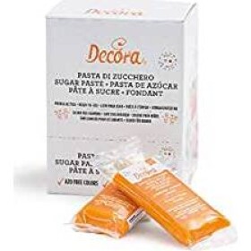 Potahovacia hmota 100 g, oranžová - Decora