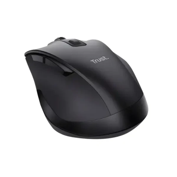 Trust Fyda Wireless Mouse čierna / Myš / Bezdrôtová / Bluetooth 5.2 + 2,4 GHz / 2400 DPI / 6 tlačidiel (25708)