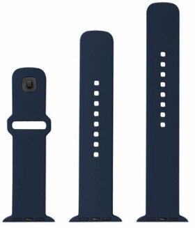 FIXED Set silikónových remienkov Silicone Sporty Strap pre Apple Watch 42/44/45mm modrý (FIXSST2-434-BL)