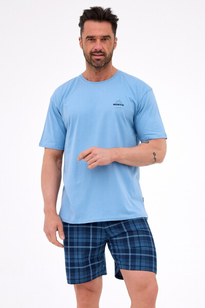 PÁNSKE PYŽAMO KR 326/316 NORTH 3 Modrá M