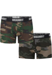 Boxerky Logo 2er Pack woodland/darkcamo