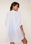 Dámsky kaftan LingaDore 7723 2XL/3XL Bílá