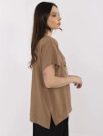 Blúzka CLM BZ 1701.81 svetlohnedá L/XL