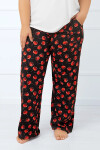 Talianska móda Cherry long length sp. farba:print/black XL