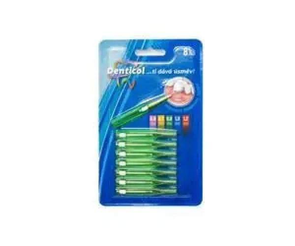 Denticol V01 0,8 mm / Medzizubná kefka / Vysúvacia / 8+8 ks (8595689805852)
