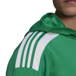 Pánska mikina GP6437 Zelená s bielou - Adidas S zeleno-bílá