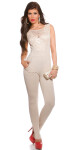 Sexy KouCla jumpsuit with Sexy lace decollete