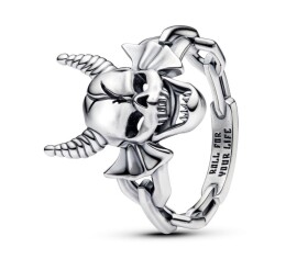 Pandora Strieborný prsteň Klub Hellfire Stranger Things 193569C00 48 mm