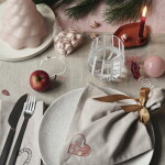 Broste Pohár White Stripe 350 ml