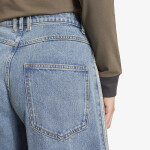 Kalhoty adidas High Rise Barrel Leg Denim Jeans Worn Blue Denim 28/30
