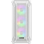 Evolveo Xenon biela / PC skriňa / Midi Tower / ATX/mATX/Mini ITX / 4X ARGB / temperované sklo (XENON-WH-4)