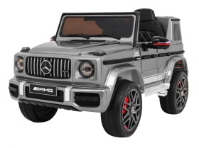 Mamido Elektrické autíčko Mercedes G63 AMG MAXI lakované strieborné