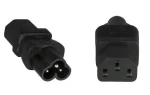 MicroConnect Power Adapter C6 - C13 čierna (PE613AD)