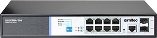 Ernitec 8 Ports Gigabit PoE Switch