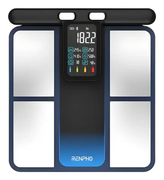 Renpho MorphoScan čierna/strieborná / Múdra osobná váha / segmentálna analýza / Bluetooth / do 180 kg (R-MSC01-BK-SPF)