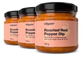 Vilgain Dip z pečených červených paprik – 3× 170 g