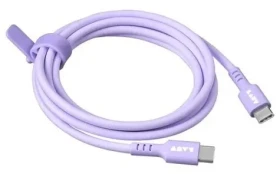 LAUT LINK USB-C - USB-C fialová / Kábel / 1.5m / 60W / nabíjací a dátový (L_LK_CC_PU)