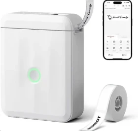 Niimbot D110-M SMART biela / Tlačiareň štítkov + rolka štítkov 160 ks / 203 dpi / BT / USB-C (1AA56011604)