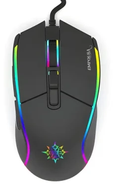 Inca IMG-GT16 čierna / Herná myš / RGB / optická / 6400 DPI / 7 tlačidiel / USB / 1,8 m (IMG-GT16)