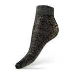 Ponožky LUREX NERO GOLD UNI