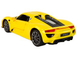 Mamido Elektrické autíčko R/C Porsche 918 1:24 Rastar v žltej farbe