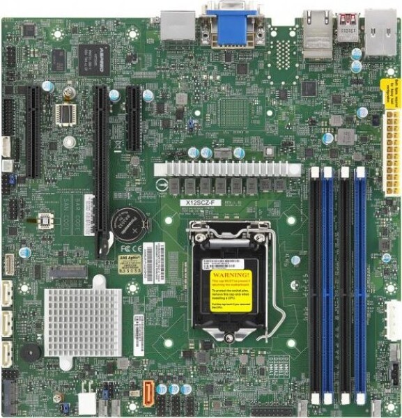 SuperMicro Supermicro MBD-X12SCZ-QF Intel Q470 LGA 1200 (Socket H5) micro ATX