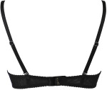 Dámska sexy podprsenka V-9881 Čierna s červenou - Axami 80E černá s červenou