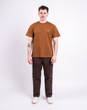 Carhartt WIP S/S Chase T-Shirt Hamilton Brown/Gold M