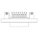 Molex 1731100034 zástrčka D-SUB Pólov: 25 spájkovacie piny 1 ks Bulk; 1731100034