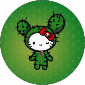 Jedlý papier Hello Kitty v kaktusovom kostýme 19,5 cm - Pictu Hap - Pictu Hap
