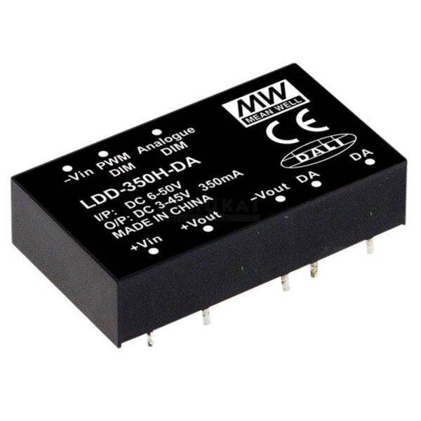 MEAN WELL LDD-1050H-DA LED driver konštantný prúd 1050 mA 3 - 45 V/DC stmievateľný, dali, ochrana proti prepätiu, prepätia; LDD-1050H-DA