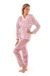 Dámske pyžamo Flora 6456 mauve mIst - Vestis L