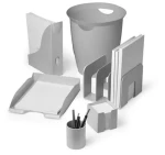 Durable Stehsammler ECO A4 sivá / Stojan na časopisy / Plast / Recyklovaný materiál (775710)