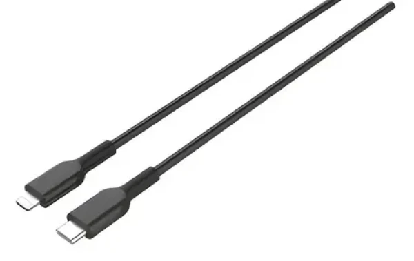 EFB USB-C - Lightning kábel 2 m čierna / Kábel / USB 2.0 / MFi certifikácia / 480 Mbit/s / 3 A (EBUSBC-LM.2)