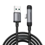 Joyroom S-A56 EnjoyX Series 90° Nabíjací kábel USB-A(M) - USB-C(M) 3A 1.2m čierna (6956116764692)