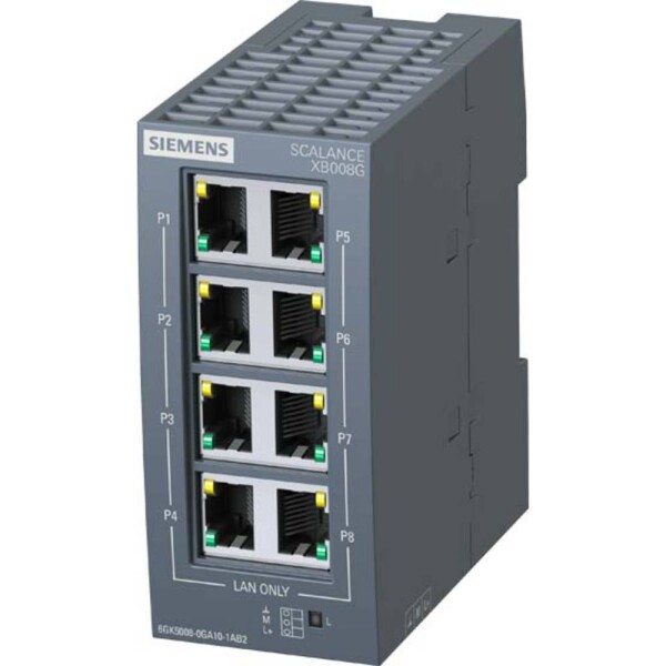 Siemens 6GK5008-0GA10-1AB2 priemyselný ethernetový switch 10 / 100 / 1000 MBit/s; 6GK50080GA101AB2