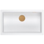 Quadron Quadron - Granitový drez Logan 110 White Meď HQD7644U1_PVDC1_U