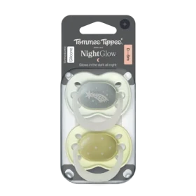 Tommee Tippee Night silikónový cumlík 0-6m 2ks - viac farebných variant (433662-T)