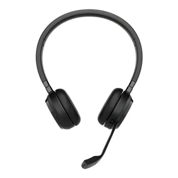 JABRA Evolve 65 TE čierna / Slúchadlá / mikrofón / Mono / Bluetooth 5.2 / USB-A / stojan (6693-833-399)