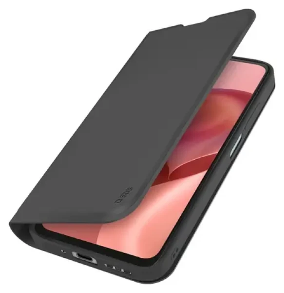 SBS Wallet Smooth čierna / Puzdro typu kniha / Motorola Moto G06