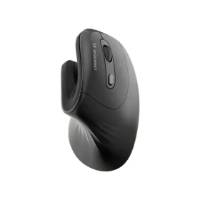 Wozinsky WWM-1076 čierna / Bezdrôtová vertikálna ergonomická myš / optická / 3600 DPI