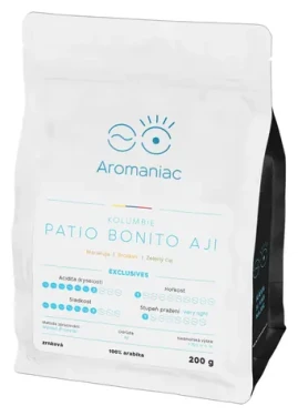 Kolumbia Patio Bonito Aji / Zrnková káva / 200 g