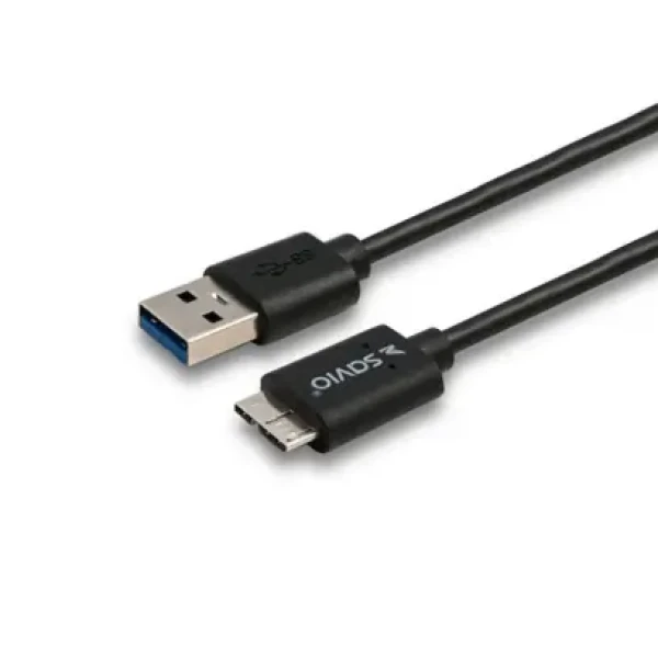 SAVIO CL-102 kábel USB 3.0 M - USB 3.0 type BM čierna / 1m (CL-102)