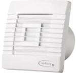 AirRoxy ventilátor nástenný 100mm 15W z żaluzją grawitacyjną, senzor ruchu pRestige 100ZG - 01-029